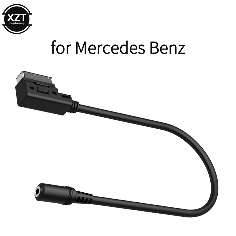 Female 3.5MM Audio Jack To AMI Media AUX IN Interface Cable Adaptor for Mercedes Benz | Автомобили и мотоциклы