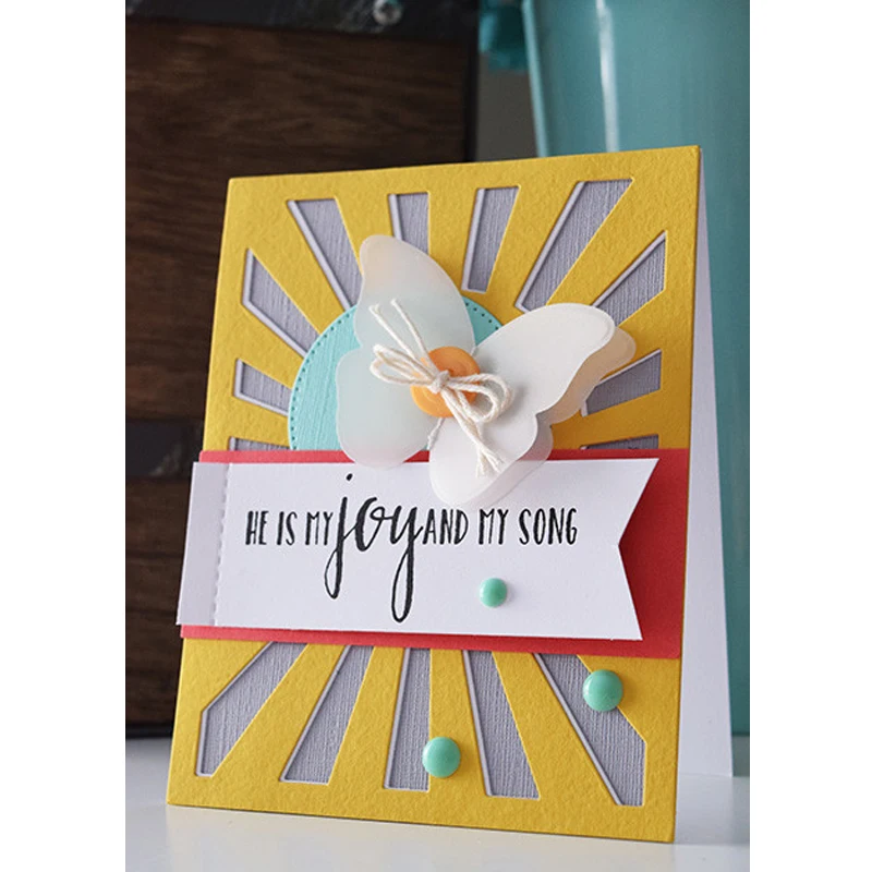 Металлические Вырубные штампы в форме яркого солнечного света рамка с солнечным