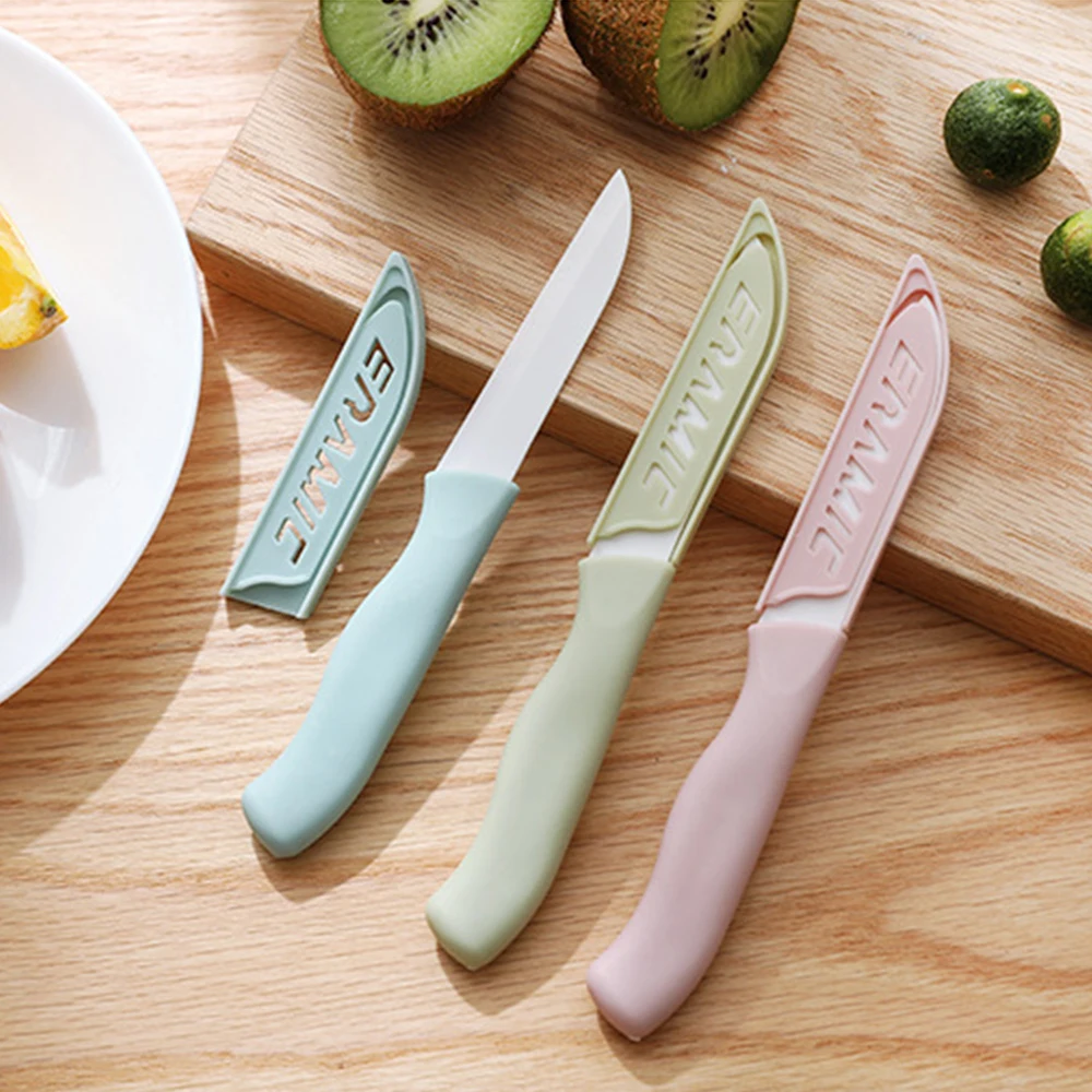 Портативный Керамический нож кухонный столовый прибор для чистки картофеля мяса