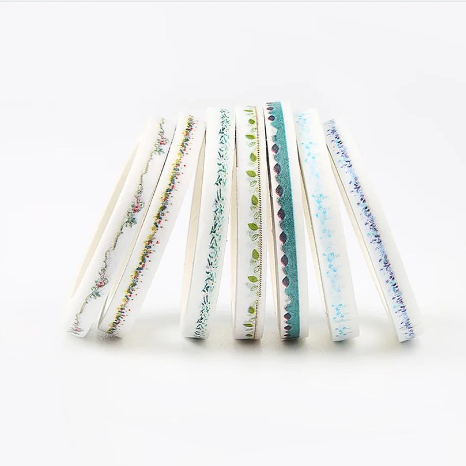 2 шт. 5 мм * 7 м Различные Васи клейкие ленты маскирующая лента канцелярские Diy