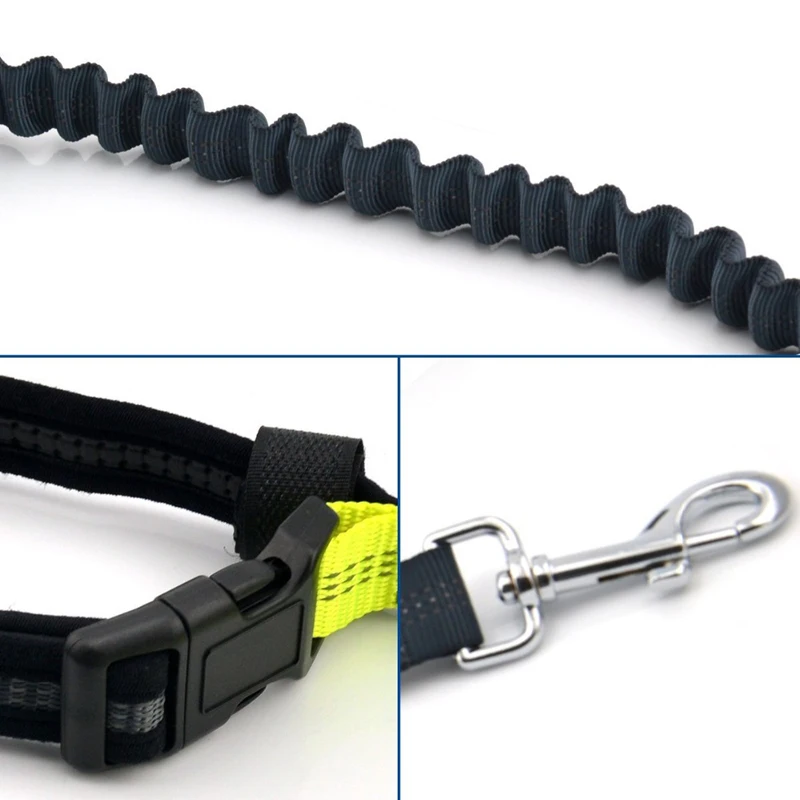 

CL147 Dog Leash Rope Running Hands Free Reflective Pets Dog Leashes Walking Leash With Waist Bag Collar Rope for Dogs