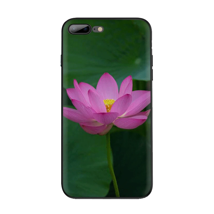 Чехол для iPhone 7 8 6 6s Plus 11 Pro XR X XS Max роскошный чехол розовый белый красный цветок