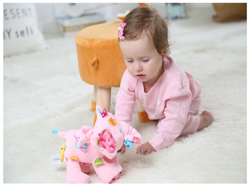 Детская мягкая плюшевая игрушка, на возраст 0-12 месяцев от AliExpress WW