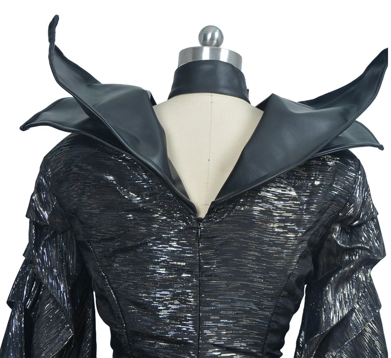 Взрослый роскошный костюм малефисенты злая королева маскарадный Дамское