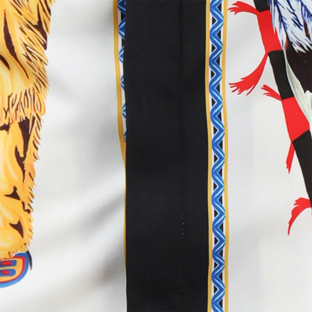 Мужская приталенная рубашка с длинным рукавом синяя Повседневная в стиле