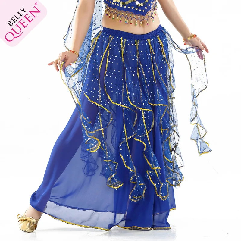 Новый! шифон танец живота костюмы сексуальный Основные юбка часть для женщин