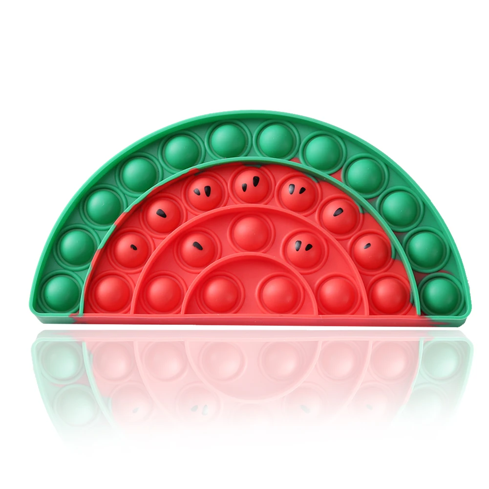 

Reliver Stress Fidget Push Bubble Toys Cartoon Watermelon Antistress Relieve Autism Adult Children Sensory Toy Stress Relief