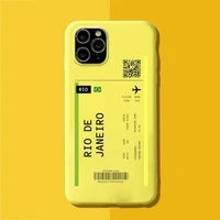 dubai singapore world city travel ticket label phone case for iphone 13 11 12 mini pro max 7 8 plus 6 6s x xs max xr coque