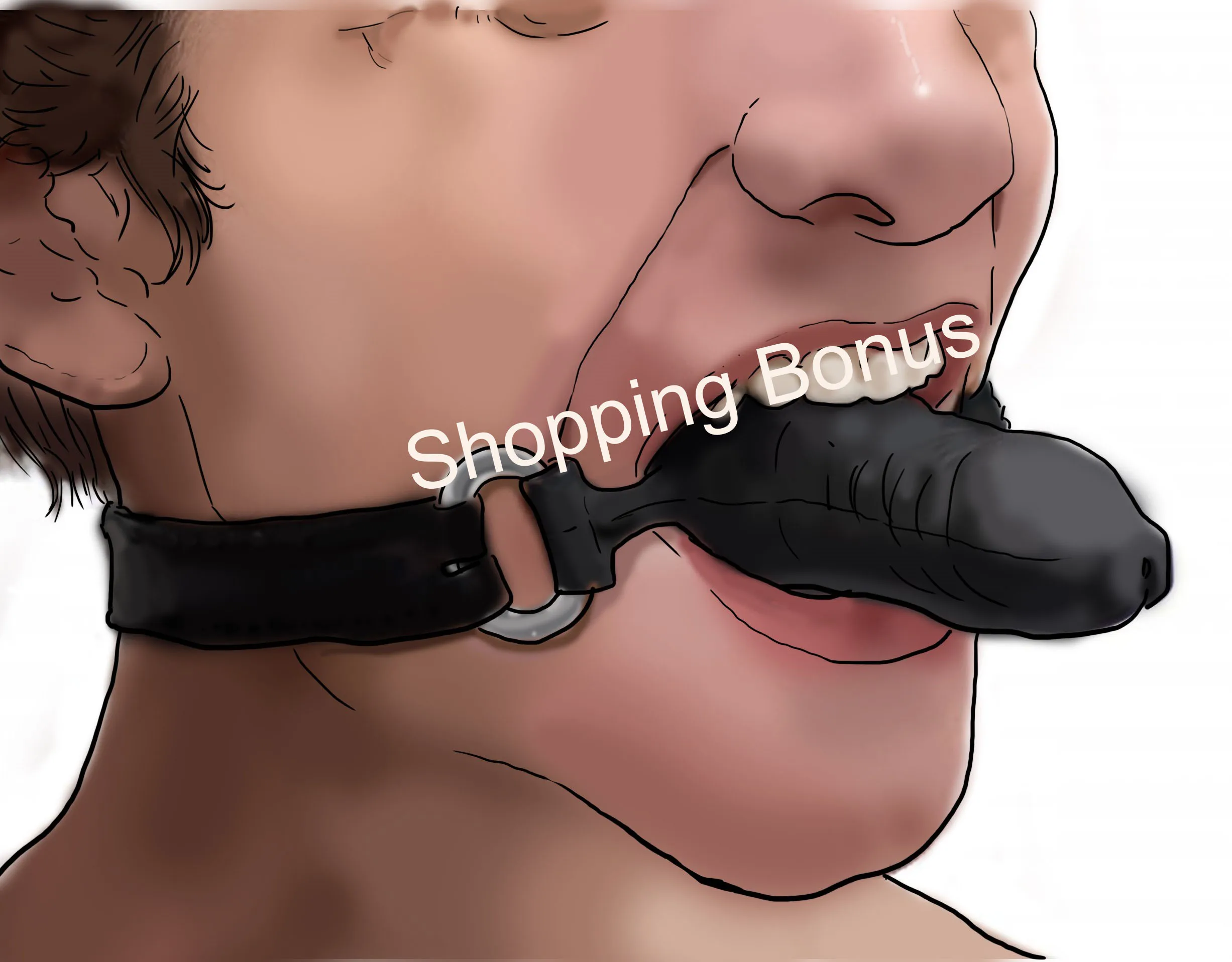 Реалистичный пенис в форме кляп полное Силиконовое лицо Banger фаллоимитатор