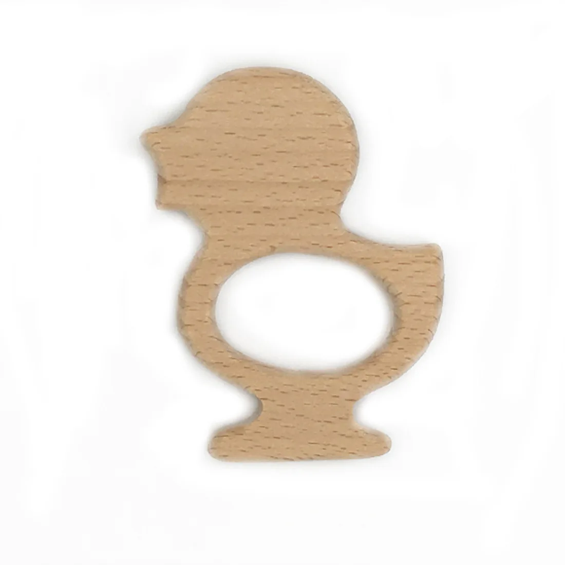 3 unids/set beb&eacute; dentici&oacute;n juguetes libres de bisfenol A de madera de haya de suavizado mordedor de madera para los dientes reci&eacute;n nacido Nusring accesorios para el cuidado-2