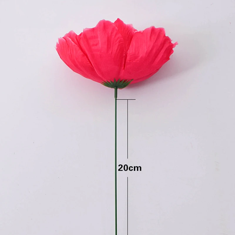 Искусственный цветок пиона с полюсом головной убор реквизит для танцев