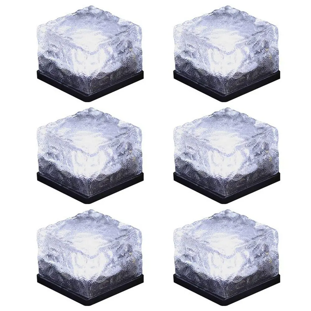 Водонепроницаемый открытый солнечный светильник s садовый ледяной напольный