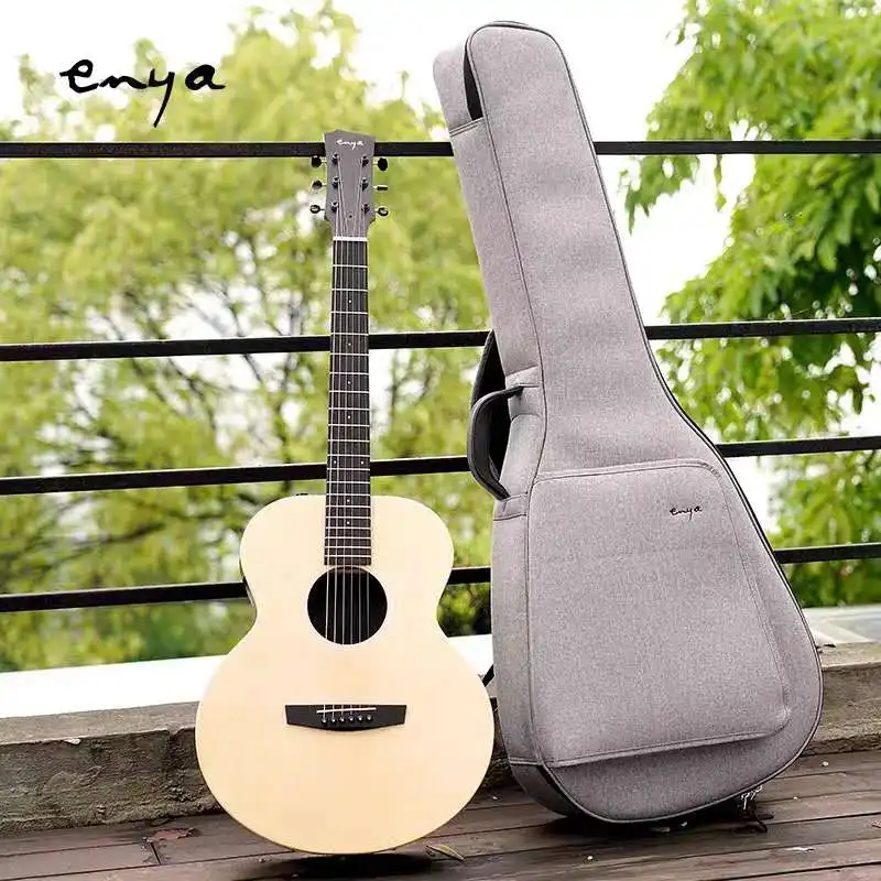 Enya EA X2/EQ 41 дюймов AJ гитары энгельман ель дерево акустическая гитара для игры в