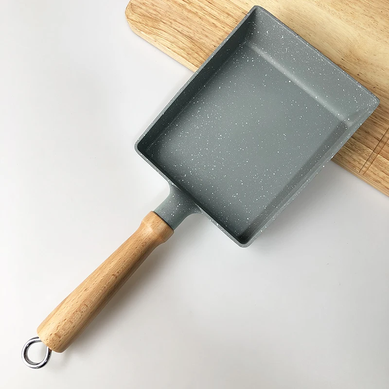 

Small Egg Frying Pan Aluminum Baking Skillet Cute Nonstick Breakfast Square Pan Crepe Maker Ollas De Cocina Kitchen Accessories