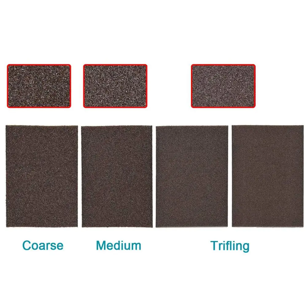 

4 x 2.8 x 1 inch Drywall Polishing Sanding Sponge Block Sandpaper Sander Tool CD
