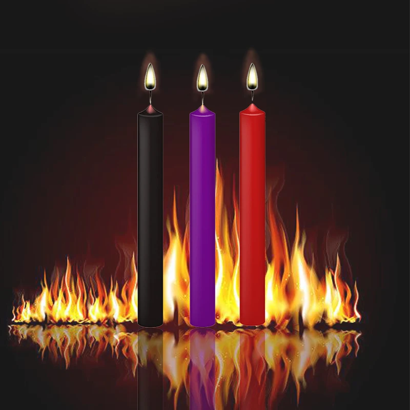 БДСМ капельные свечи SM низкотемпературная свеча боль и счастье без травм горения