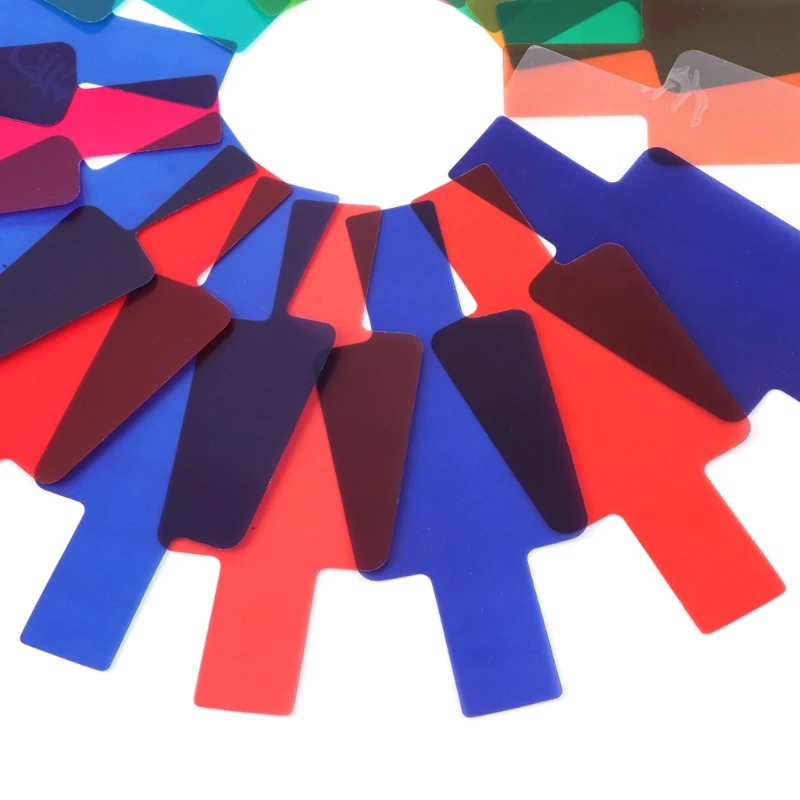 Набор цветных гелевых фильтров для фотосъемки 20 цветов Вспышка Speedlite canon Прямая