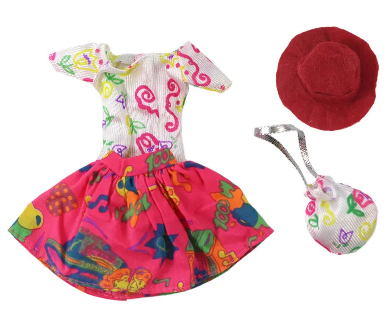 

2021 New Handmade Arts Dress Outfit Suit Sets for Barbie BJD FR SD Doll Clothes Role Play Accessories Toys for Girl