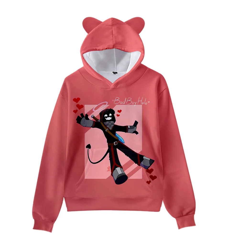 

Пуловер с 3D-принтом Badboyhalo для игры-блогера, модная уличная одежда, женский милый стильный кроп-топ для мальчиков и девочек