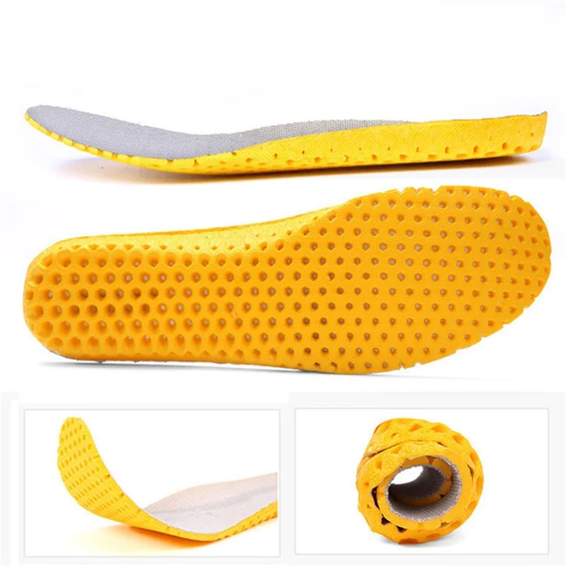 

Shoe Insoles Memory Foam Men Feet Soles Pad Arch Support Safety Running Sport Cushion Stretch Breathable Women Shoe Insoles35-47