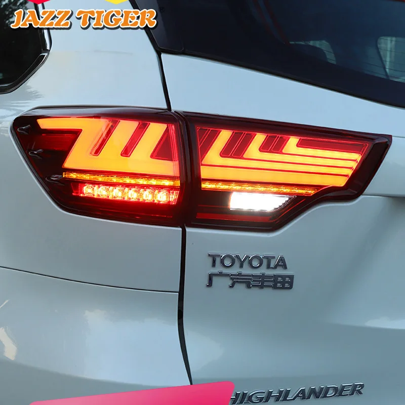 Автомобильный Стайлинг задние фонари для Toyota Highlander 2015 ~ 2018 светодиодные