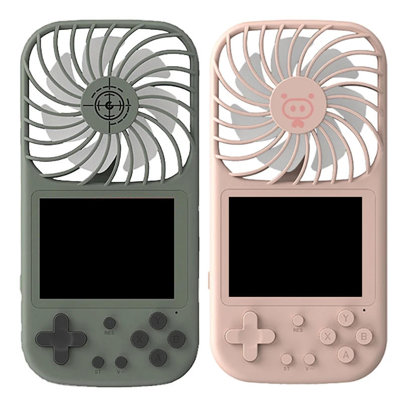 

Портативная игровая консоль F1, 2,8 дюйма, цветной дисплей, 500 ретро-игр, портативные мини-консоли с вентиляторами