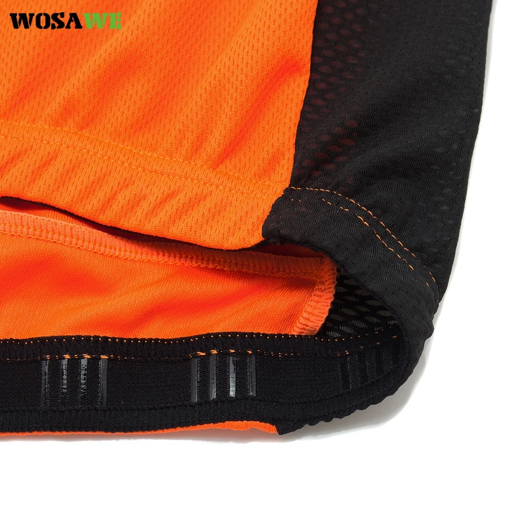 Мужская Светоотражающая куртка WOSAWE для езды на велосипеде с длинным рукавом