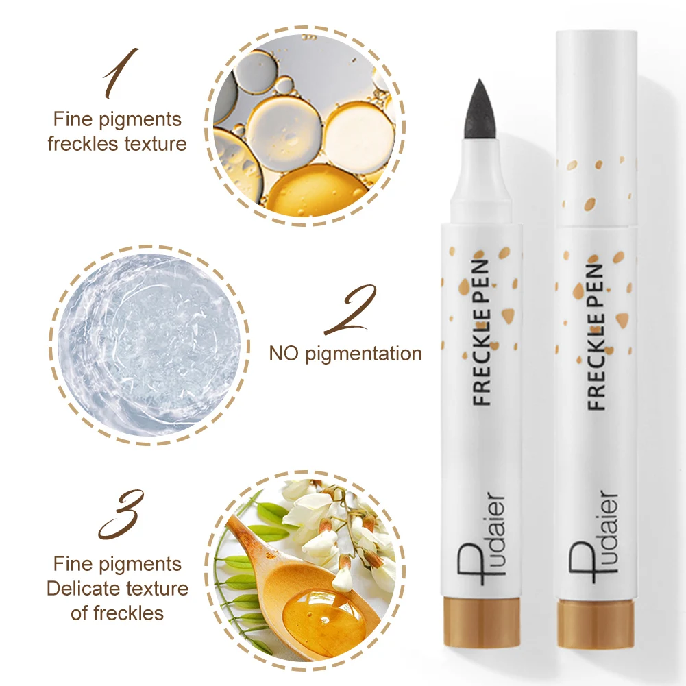 

Soft Light Simulation Face Makeup Freckle Pen Dark Brown Waterproof Long Lasting Korean Cosmetics Most Natural Makeup Tool