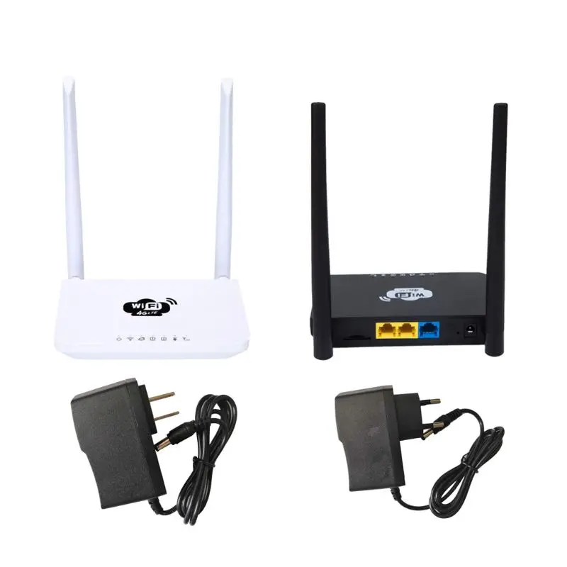 

EU US Wireless CPE 3G 4G Wifi Router Portable Gateway FDD LTE WCDMAGlobal Unlock External Antennas SIM Card Slot WAN/LAN Port