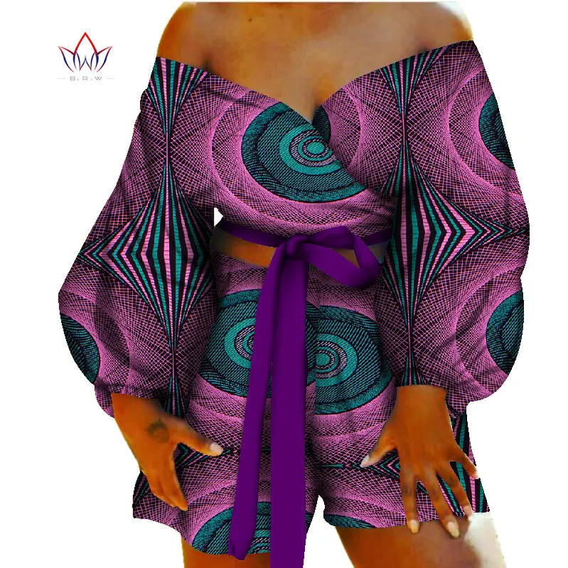 Женский сексуальный топ с галстуком-бабочкой и наборы коротких штанов Bazin Riche