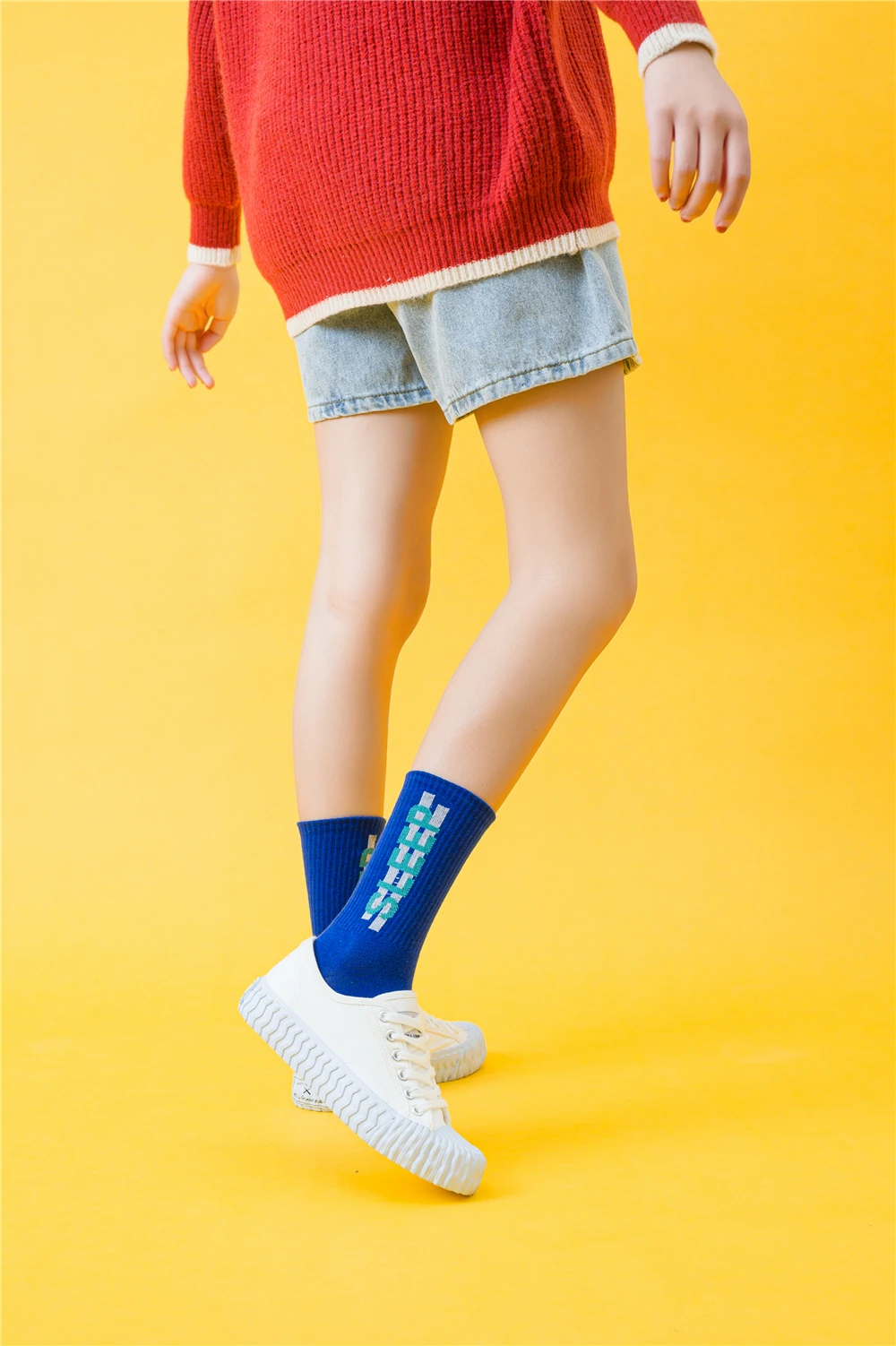 Women's Funny Words Loved Think Drink Sleep Play Lettered Striped Art Socks Couples Skateboard Hipster Street Dance Harajuku Sox