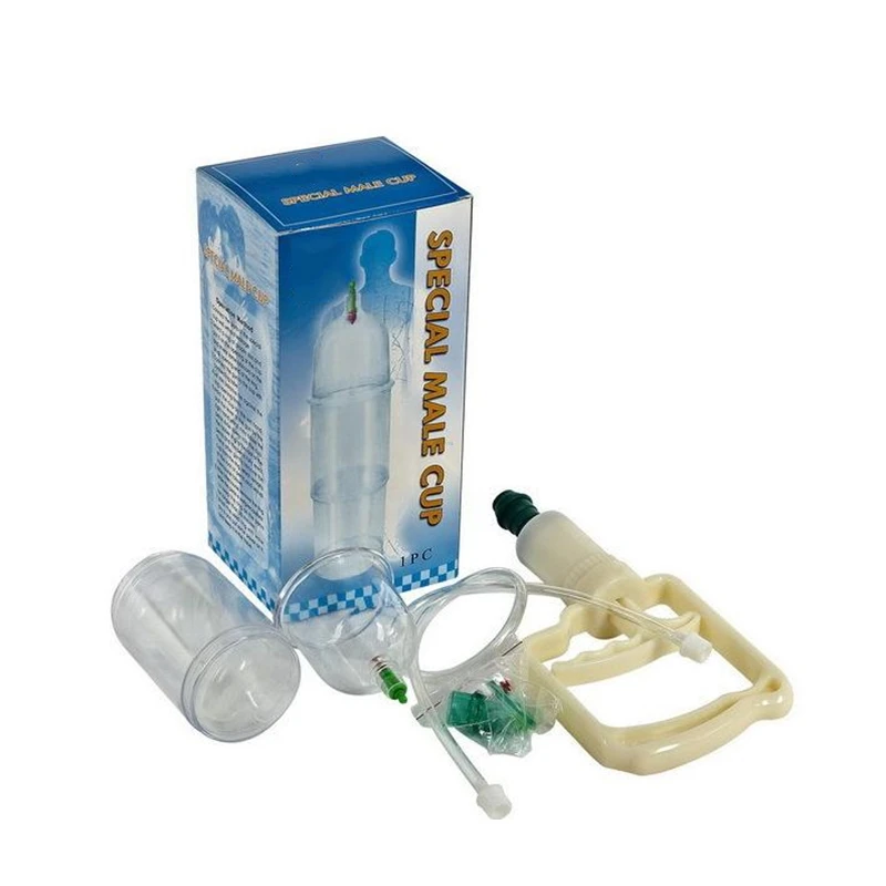 Специальный вакуум для мужского пениса удлинитель с тремя чашками банки уход за