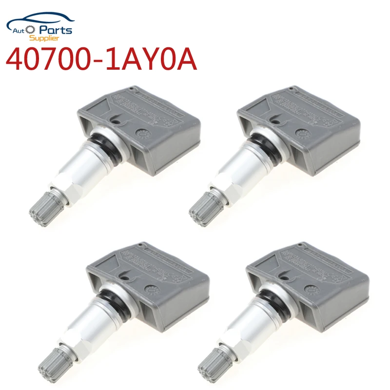 4 шт. новый датчик контроля давления в шинах TPMS 433 МГц для Nissan ForInfiniti 407001AY0A 407002138R 40700