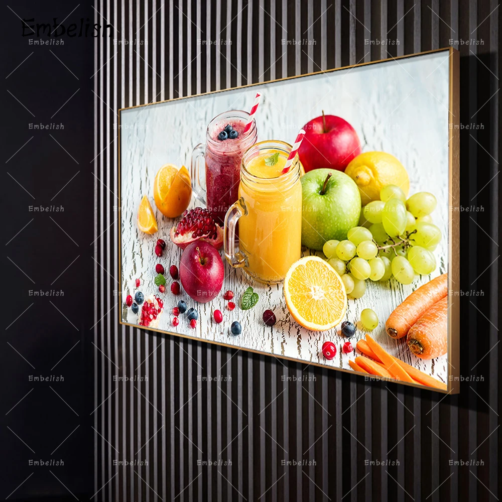 

1 Pieces Hot Modern Wall Pictures Berry Vegetables Drinks Kitchen Home Decor Posters For Living Room HD Canvas Painting Artworks