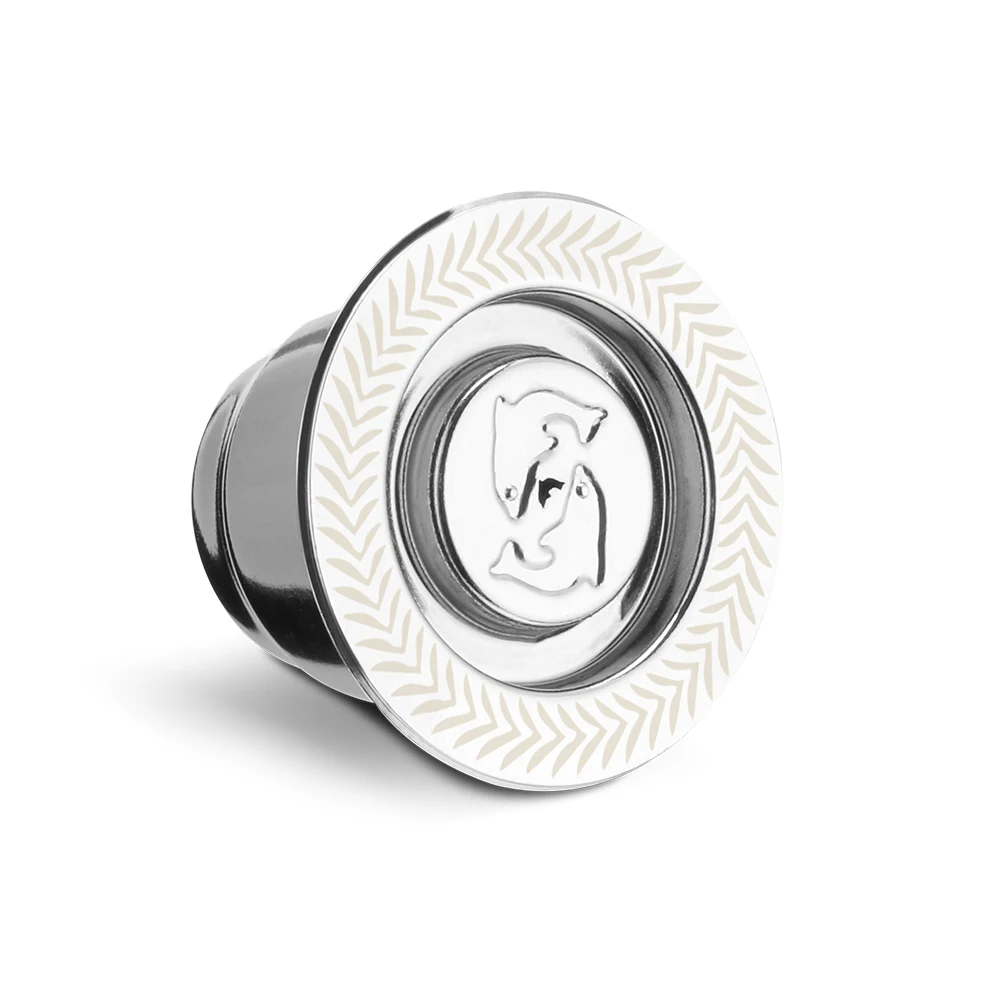 Nespresso Stainless Steel Coffee Filter Reusable Refillable Capsule Satinless Tamper Spoon Cup Long Service |
