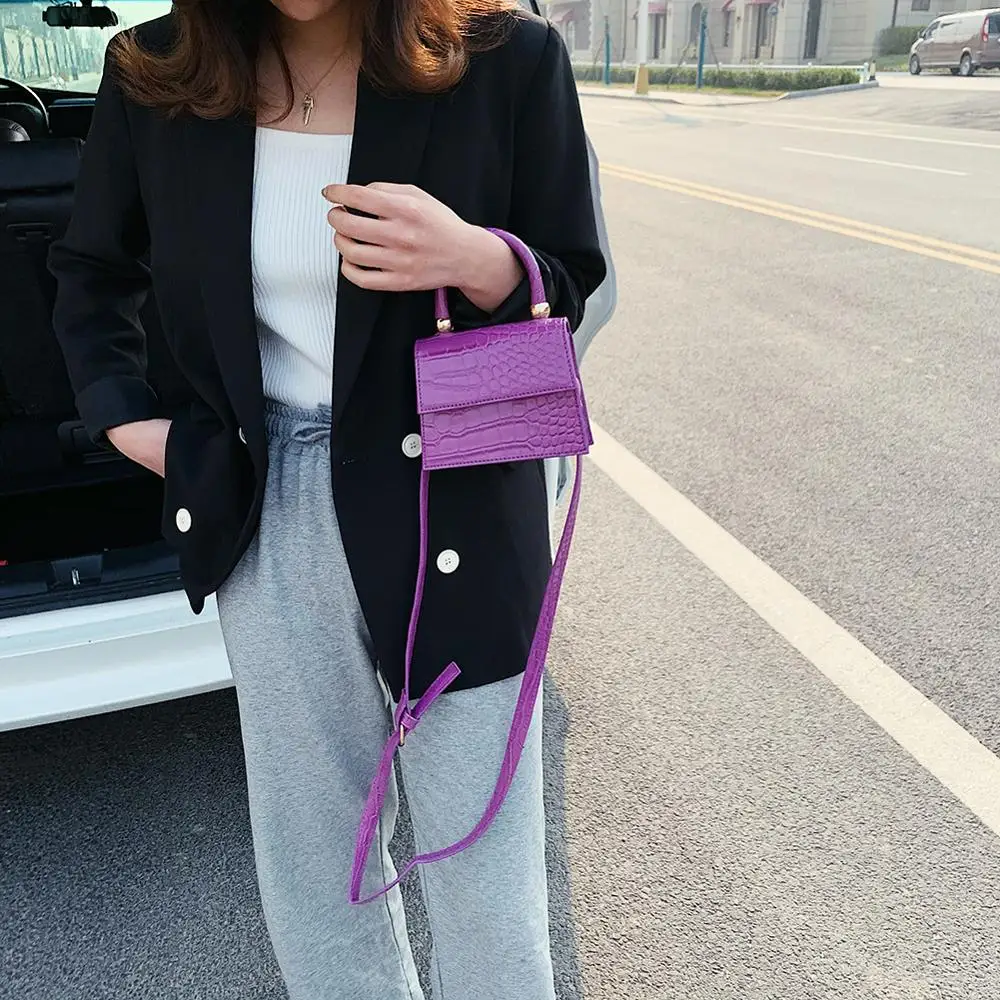 Миниатюрные сумки через плечо с каменным узором для женщин 2021 сумка-мессенджер