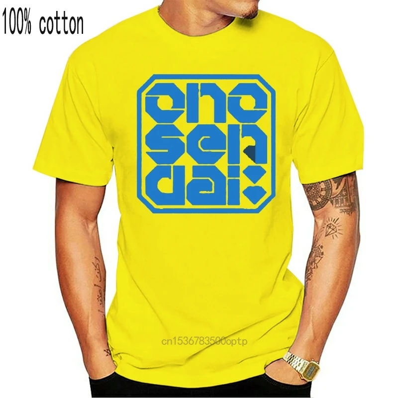 

Men tshirt Short sleeve Ono Sendai Square in Blue Unisex T Shirt tee tops Women t-shirt