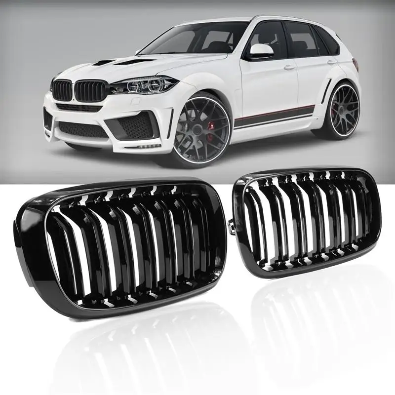 Передняя решетка радиатора для BMW F15 F16 X5 X6 2014 2015 2016 2017 1 пара | Автомобили и