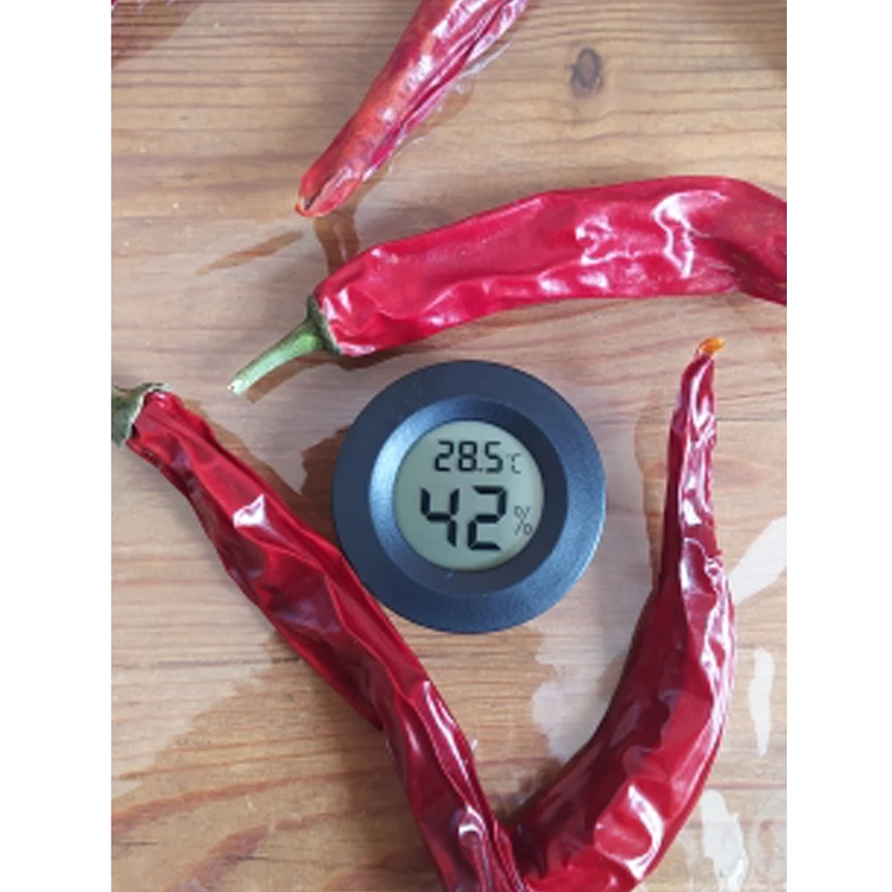

45 Mm 2 in 1 Thermometer Hygrometer Mini LCD Digital Temperature Humidity Easy Portable Meter Detector Thermograph Indoor Room