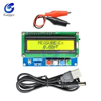digital lc100 a lcd high precision inductance capacitance lc100a meter tester mini usb interface module usb cable