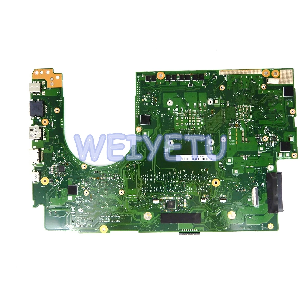 X580VD i7-7700 процессор GTX1050 материнская плата для ASUS X580 X580V Материнская ноутбука REV 2 0