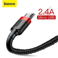 baseus 2 4a micro usb cable quick charge usb data cable for android mobile phone usb charging cord for samsung xiaomi huawei