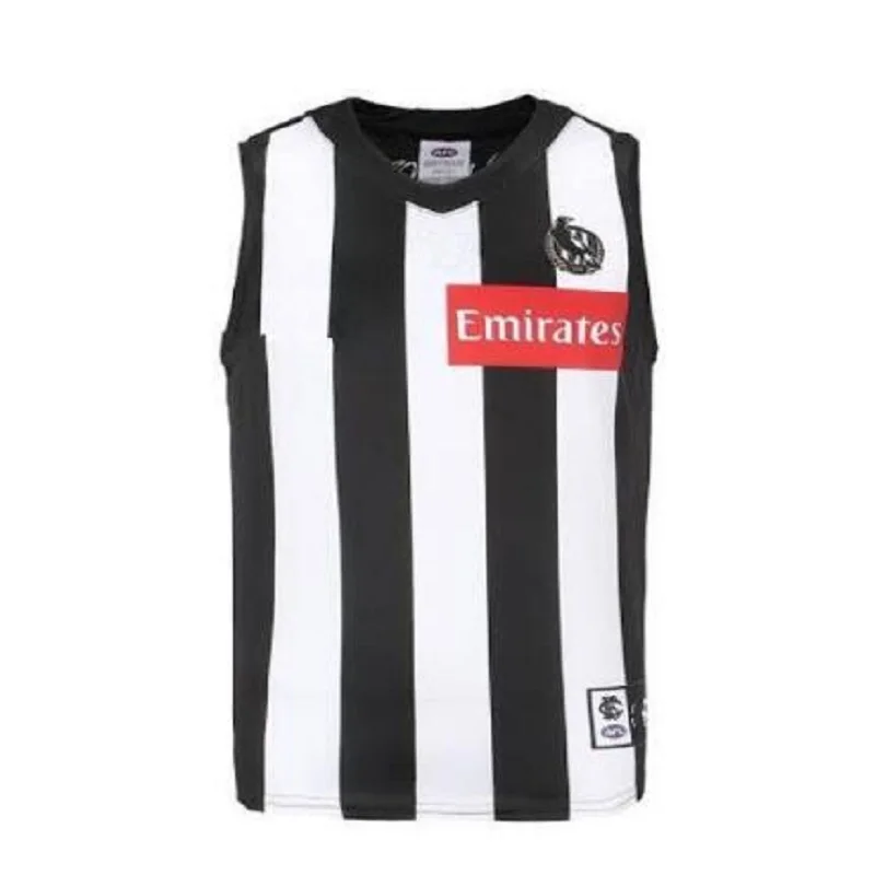 

2020 2021 COLLINGWOOD MAGPIES GUERNSEY HOME AWAY RUGBY JERSEY size S-XL-3XL