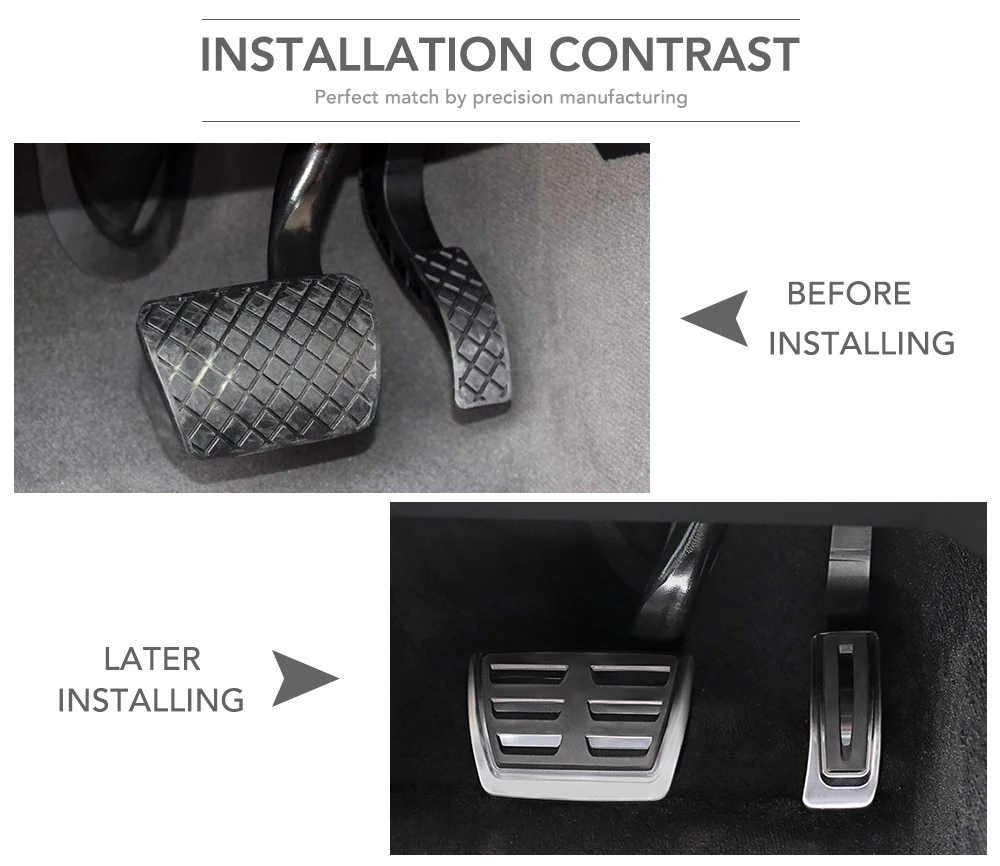 Автомобильный Стайлинг DSG чехол для педали тормоза и топлива Audi SQ7 Q7 VW Touareg