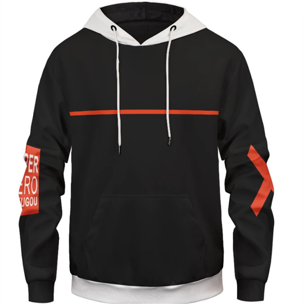 Свитшот с капюшоном в стиле аниме свитер моя геройская академия Deku Midoriya Izuku Bakugou