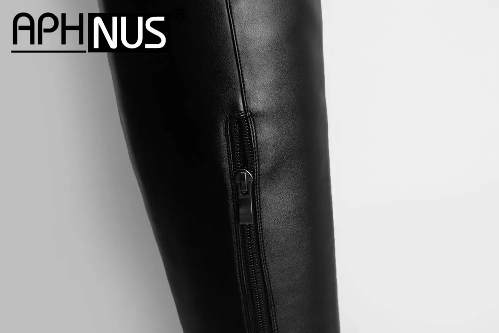 

APHNUS Womens Boots Tall Over The Knee Thigh High Boots Flats Woman 2020 Shoes For Women New Boot