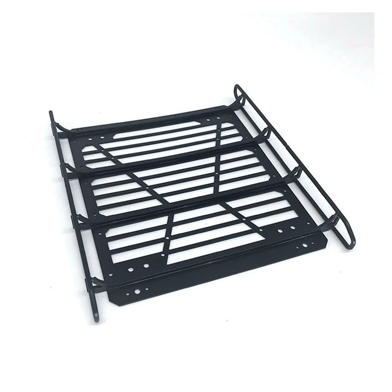 

2 Pcs RC Car Part: 1 Pcs 152mm Multi-Function LED Light Bar & 1 Pcs Metal Luggage Rack Frame