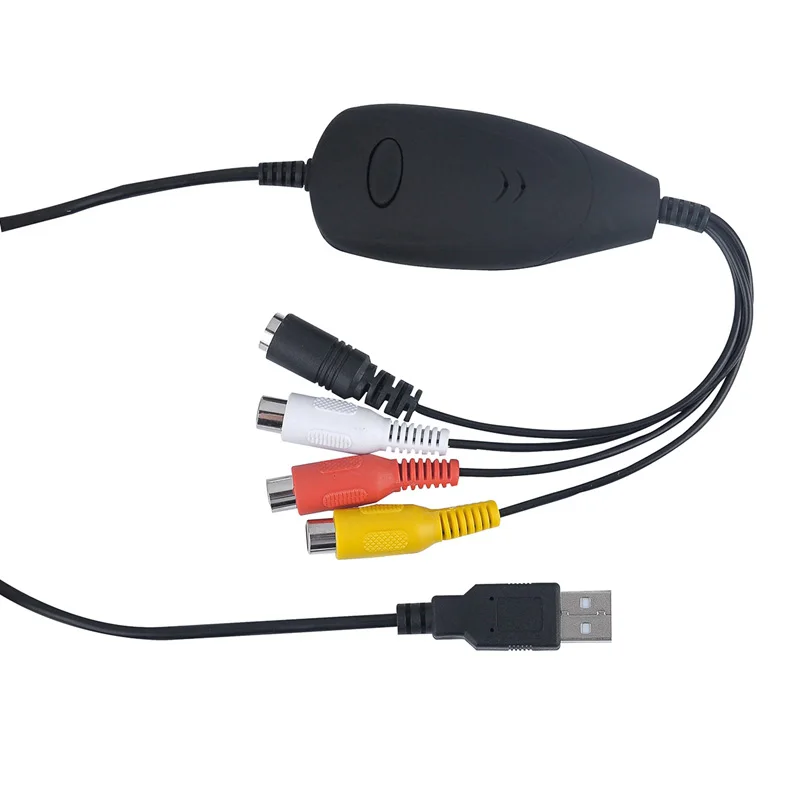 Win10 USB Аудио Видео Захват захват аналогового видео от VHS 8 мм видеокамера DVD плеер TV