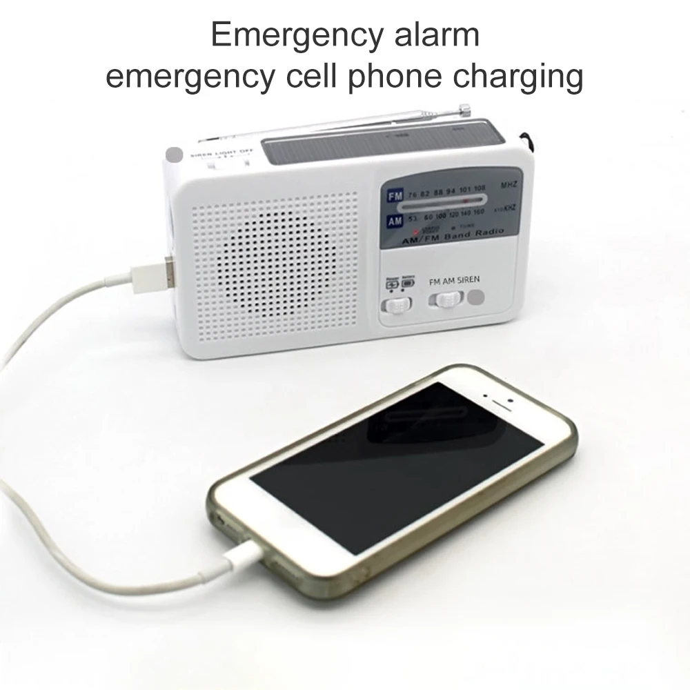 Аварийный фонарик выживания переносное радио на солнечной энергии рукоятка