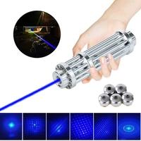 powerful laser pointer blue laser sight pen 450nm 2000mw laser flashlight tactical high power for hunting sight rechargeable